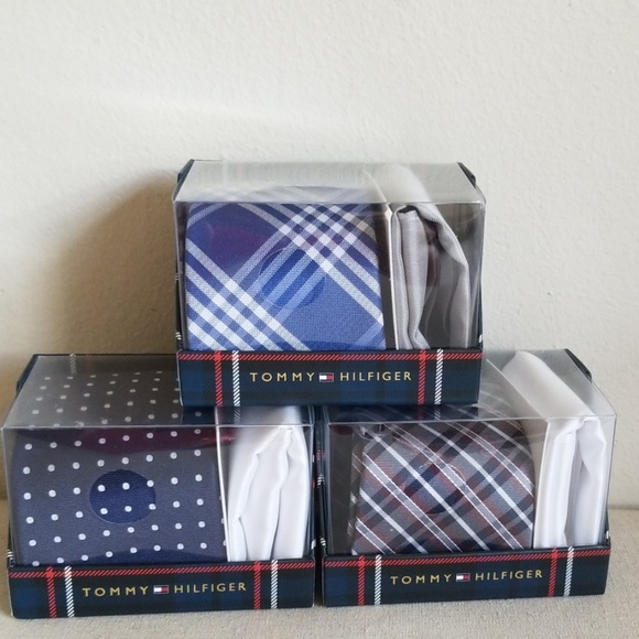 Tommy Hilfiger Other - $95/3 pair Tommy Hilfiger Tie/Pocket Square